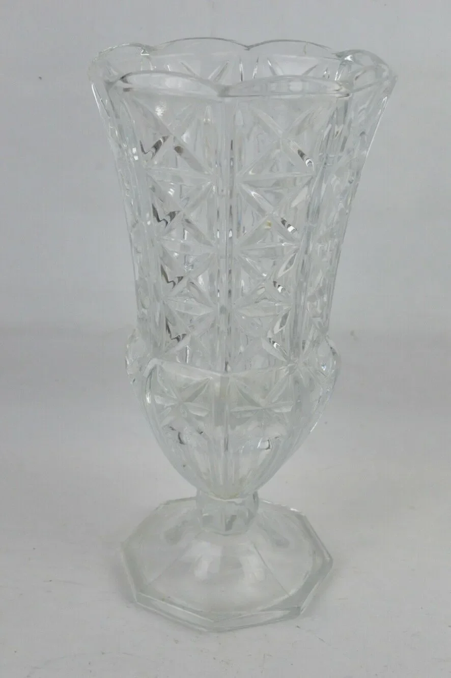 Crystal Flower Vase 10.75